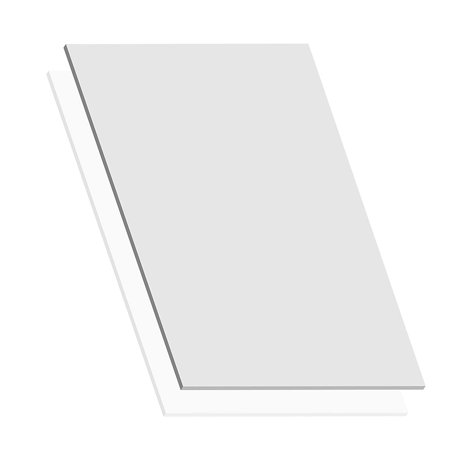 Expanded PVC SheetLightweight Rigid Foam6mm (1/4 inch) 24 x 48 InchesWhite