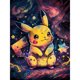 thumbnail image 1 of 5D DIY Nebulosa Y Pikachu Arte Artesanal 30x40cm, 1 of 9
