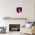 thumbnail image 3 of Stupell Industries Palm Trees & Pink Sky Botanical & Floral Painting White Framed Art Print Wall Art, 17 x 17, 3 of 9