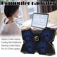 thumbnail image 4 of Coolcold Laptop Cooler Laptop Cooling Pad Notebook Gaming Cooler Stand, Para 14-17Inch Laptop Methold EL012557-00, 4 of 6