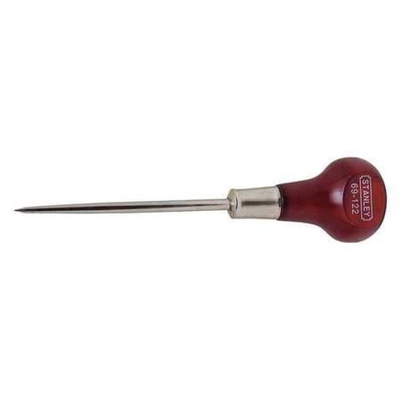 Stanley Scratch Awl, Scratch-Resistant Wood Handle - Red, 3-1/8 In.