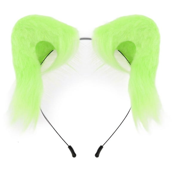 Weflink Simulation Cats Ear Plush Hairband Hair Accessory Hairhoop For Party Wear