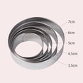 thumbnail image 5 of Dengjunhu 10Pcs/Set Biscuit Cutters Set, Sturdy Stainless Steel Circle Round Cookie Cutters in Graduated Sizes Shape Molds for Pastries Doughs Doughnuts, 5 of 7