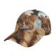thumbnail image 1 of Fotbe Relaxing Cat With Orange Juice Gorro Clásico de Béisbol, Gorra Ajustable con Broche Snapback, Gorro de Exterior de Algodón Suave, 1 of 6