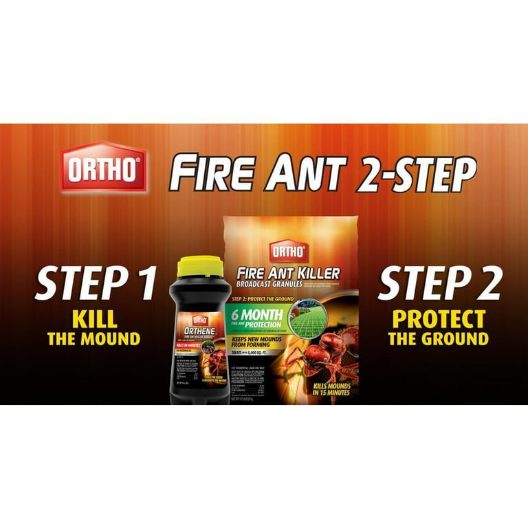 Fire Ant Killer Granules Pest Control Ortho Orthene Lawn Garden Backyard Outdoor