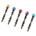 thumbnail image 2 of 5 Pièces de Couleur Bague Magnétique Tournevis Cross Head Bits PH2 Bit Alliage, 2 of 9