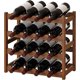 thumbnail image 1 of Porta Botellas de Vino, Separate Porta Vinos de 4 Niveles, Botellero apilable, Expositor Organizador de Vino, Capacidad para 16 Botellas, Bastidores de Almacenamiento para cocinas, Bares, bodegas, 1 of 4
