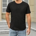 thumbnail image 5 of asjyhkr Mens Athletic Tshirts Cotton Short Sleeve Comfy Workout Running Gym Tees, 5 of 6