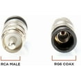 thumbnail image 3 of QUEST- Rca Compression Connector For Rg6 Coaxial Cable 4 Pack, 3 of 6