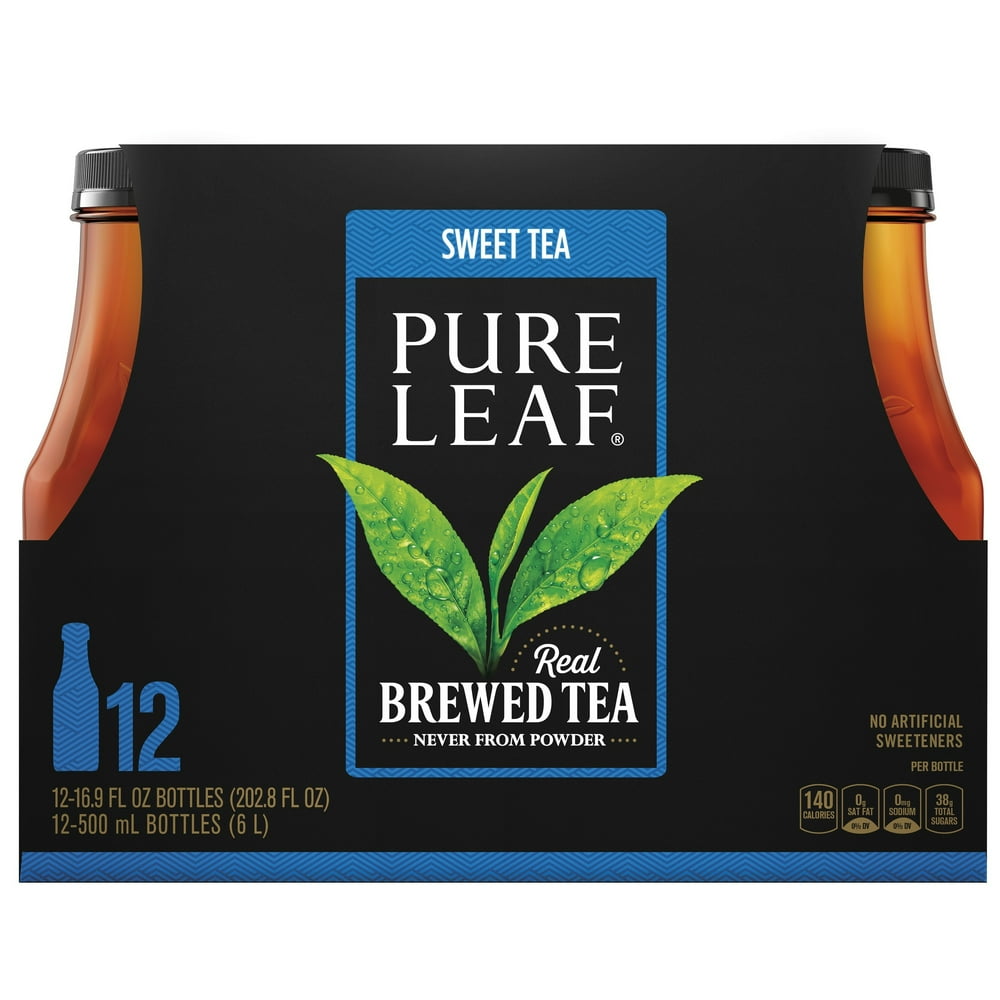 Pure Leaf Iced Tea, Sweet Tea, 16.9 oz Bottles, 12 Count