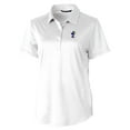 thumbnail image 2 of Women's Cutter & Buck White Kansas Jayhawks Vault Prospect Textured Stretch Polo, 2 of 3