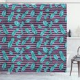 thumbnail image 1 of Ambesonne Botanical Shower Curtain, Spice Basil Leaves Motifs, 69"Wx84"L, Dark Seafoam Pale Purple Dark Grey, 1 of 3