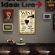 thumbnail image 3 of Placa Metal Vintage Pintura Hierro Rectangular para Vino Arte Pared Del 20x30cm, 3 of 9