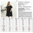 thumbnail image 7 of Women's Summer Cold Shoulder Sundress Casual Long Maxi Dress, 7 of 7