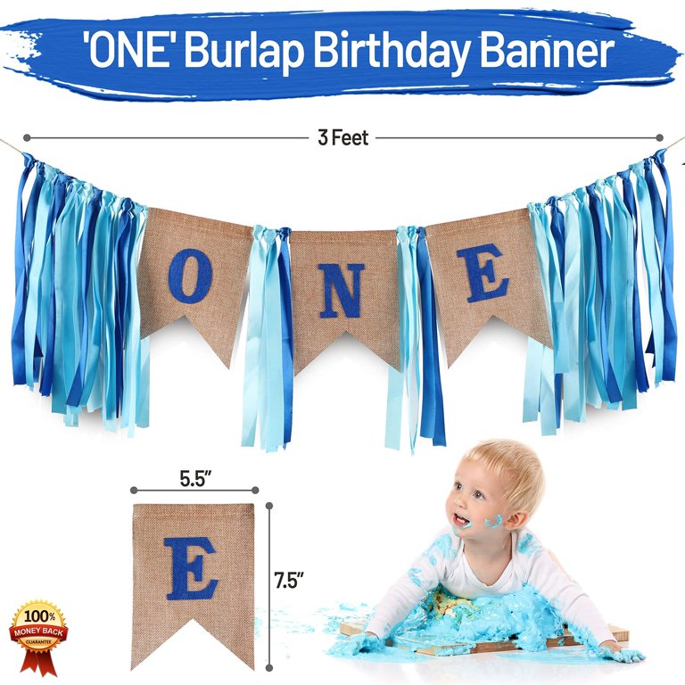 Symphony 1st Birthday Photo Banner | Newborn To 12 Months Growth Display | DIY Crown Photo Banner With Clips | Golden Pink Glitter