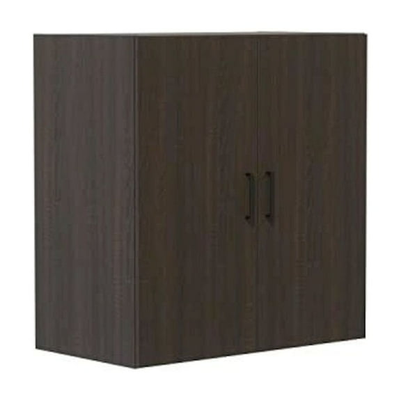 Safco Mirella 38"H Modern Wood Storage Cabinet in Southern Tobacco