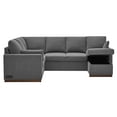 thumbnail image 3 of Serta Ellison Convertible Sectional sofa in Charcoal Fabric Upholstery, 3 of 13