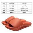 thumbnail image 6 of HYwys 1 Pair Slipper Non-Slip Unisex Shower Slipper EVA Open Toe Shoes Bathroom Beach Colored Shoes, Orange, 36/37, 6 of 11