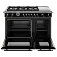 thumbnail image 3 of Bertazzoni Her486btfept Heritage 48" Wide 7 Cu. Ft. Free Standing Dual Fuel Range - Avorio, 3 of 5