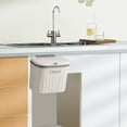 thumbnail image 4 of Dvkptbk Rubbish Bin Kitchen Waste Bin Wall-Mounted Suitable for Household Bathroom Kitchen Bedroom with Lid Waste Basket Kitchen Waste Special Storage Bin Home Essentials, 4 of 8
