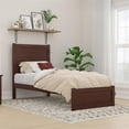 thumbnail image 5 of NoHo Twin Extra Long Bed with Footboard in Walnut, 5 of 10