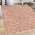 thumbnail image 1 of Vintage Decorative Rug, Lace Pattern Backdrop with Floral Composition Victorian Inspirations Wedding, Quality Carpet for Bedroom Dorm and Living Room, 6 Sizes, Dark Salmon, by Ambesonne, 1 of 4