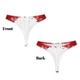 thumbnail image 3 of Balery Winter Christmas Snowflake Tangas de Algodón para Mujer con Estampado – Ropa Interior Sexy, Transpirable, G-string-X-Small, 3 of 6