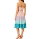thumbnail image 3 of INSPIRE CHIC Vestido Midi de Verano para Mujer con Tirantes Ajustables y Escote en V, Vestido Boho de Fiesta y Playa, Maxi Vestido Rosa M, 3 of 6