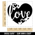 thumbnail image 2 of Love in Heart Wedding Anniversary Valentine's Day Square Rubber Stamp Stamping Scrapbooking Crafting - Large 2.75in, 2 of 7
