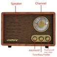 LoopTone AM FM Radio for Home,Classic Retro Radios with Bluetooth Play ...