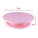 thumbnail image 4 of Inteprter Tocadiscos de plástico de 28cm para decoración de pasteles, giratoria antideslizante para decoración de pasteles, soporte Herramientas y accesorios para hornear Rosado, 4 of 6