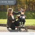 thumbnail image 4 of Evolur Cruise Rider Stroller with Canopy, Easy to Carry Travel Stroller, Noir Black, 4 of 9