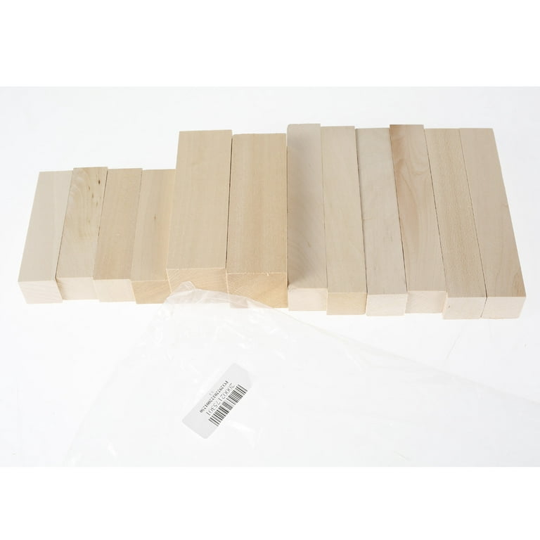 Basswood Carving Blocks,Wood Carving Blocks - Large Beginner's Premium Wood  Carving/Whittling Kit, Suitable for Beginner to Expert - 12 Pcs 