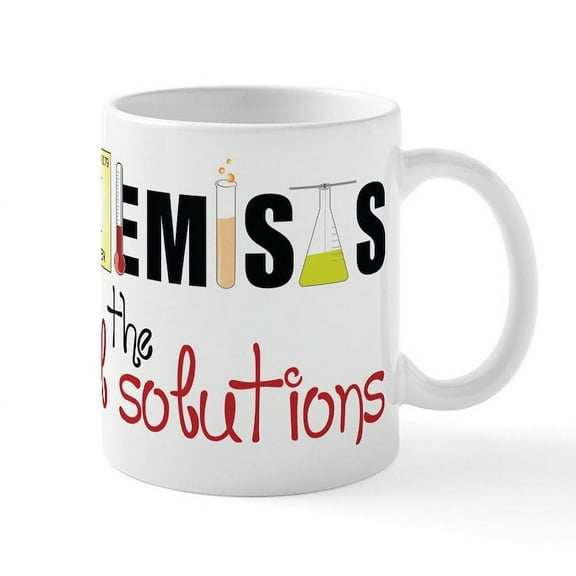 CafePress - All The Solutions Mug - 11 oz Ceramic Mug - Novelty Coffee Tea Cup