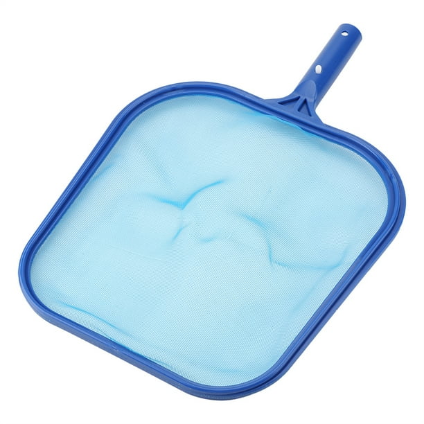 Garosa Outil de nettoyage de baignoire d'étang de piscine de sac profond de  filet de maille fine d'écumoire de feuille en plastique bleu, filet d'écumoire  de piscine, écumoire de piscine 