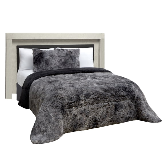 Cobertor Matrimonial Elefantito  Negro Grizzly Térmico