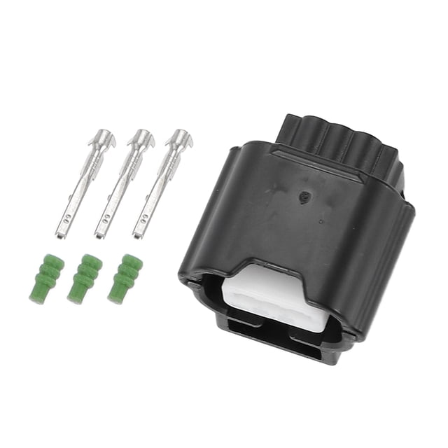 Conector de terminal de cable hembra de 3 pines Unique Bargains para balasto de faros para Nissan