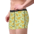 thumbnail image 2 of Balery Bright floral elephant Pattern Men's Boxer Briefs, Soft and Breathable Cotton Underwear with nylon Waistband-XX-Large, 2 of 5