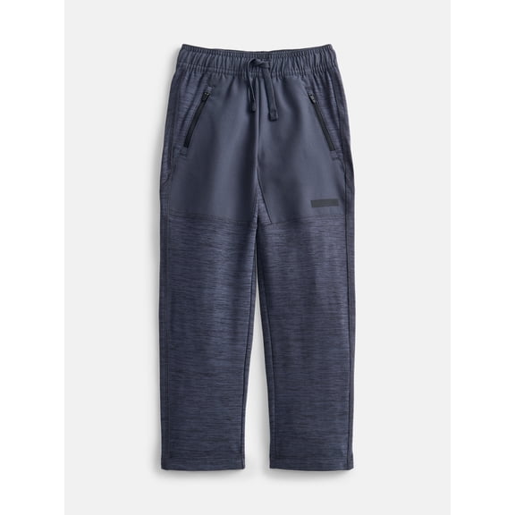 Athletic Works Boys Mixed Media Pants, Sizes 4-18 & Husky