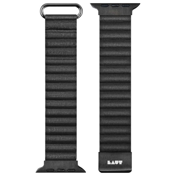 Laut Watch Strap For 42/44/45/49mm Apple Watch Series 1-9, Se And Ultra In Midnight