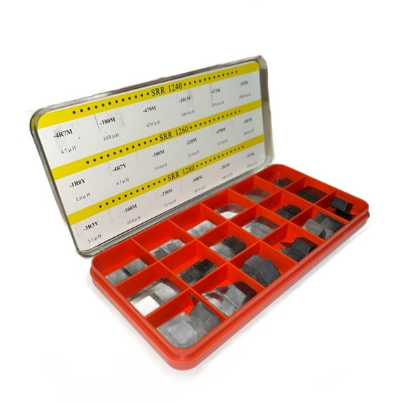 SRR12-LAB1 Power Inductor Shield Lab Kit, 12mm size with 3 different heights: 4.0mm, 6.0mm, 7.5mm 6 inductance values per series, RoHS