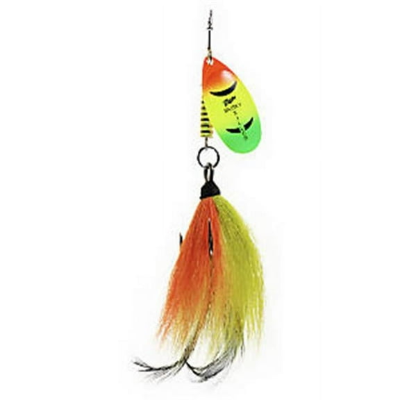 Mepps Musky Killer Inline Spinner, 3/4 oz Hot Firetiger-Fire Tiger
