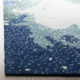 thumbnail image 6 of SAFAVIEH Soho Jeptha Abstract Wool Area Rug, Blue/Multi, 6' x 6' Round, 6 of 7