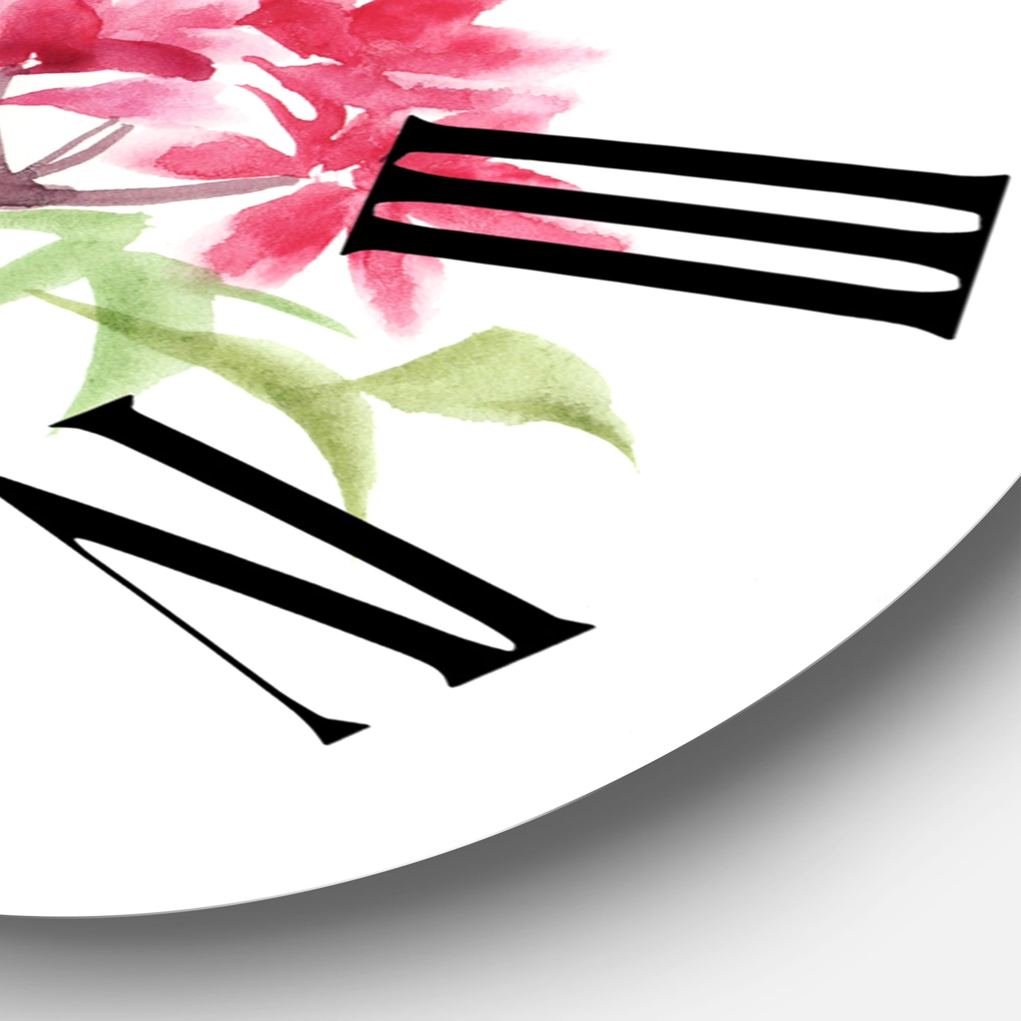 Designart 1 in Quartz Traditional Wall Clock