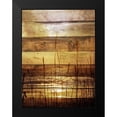 thumbnail image 2 of Peck, Gail 19x24 Black Modern Framed Museum Art Print Titled - By The Grass Sunset Wood, 2 of 5