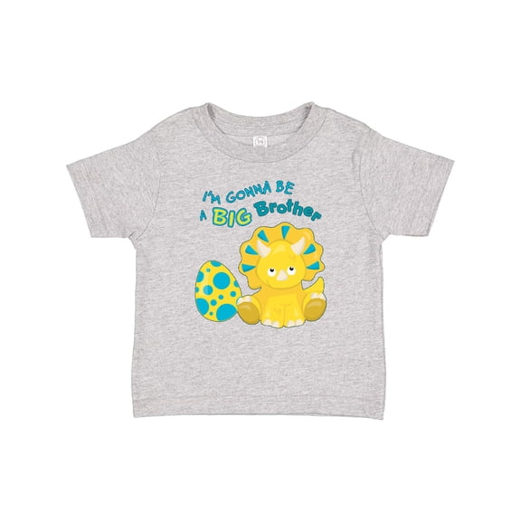 Inktastic I'm Gonna Be a Brother-dino Boys Baby T-Shirt