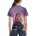 thumbnail image 5 of Grand Theft Auto Teen T-Shirt Crewneck Short Sleeve Double-Sided Print Summer Tee Shirts Top For Youth Boys Girls Children X-Large, 5 of 7