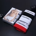 thumbnail image 2 of Ropa Interior De Hombre De Algodón Puro [3 Unids + Caja] Popular Para Bóxer Calzoncillos, 2 of 4