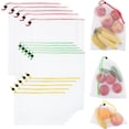 thumbnail image 1 of Bolsas de Productos de Bolsa Reutilizables, Bolsa de 15: Lavables, Transparentes, Inodoras, Ecológicas, 1 of 8
