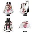 thumbnail image 4 of FORMRS Mini Backpack Purse for Women Quilted Travel Daypack Casual Shoulder Bag, Strawberry Ice Cream Pattern, 4 of 7